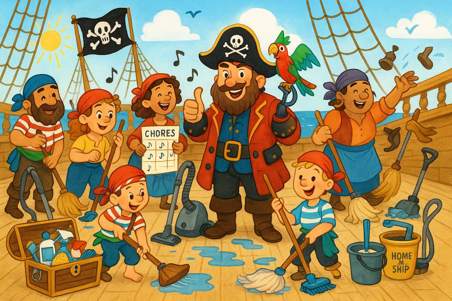 Swabbin’ the Deck: A Pirate’s Guide to Keepin’ Yer Ship Shipshape (and Yer Home, Too!)
