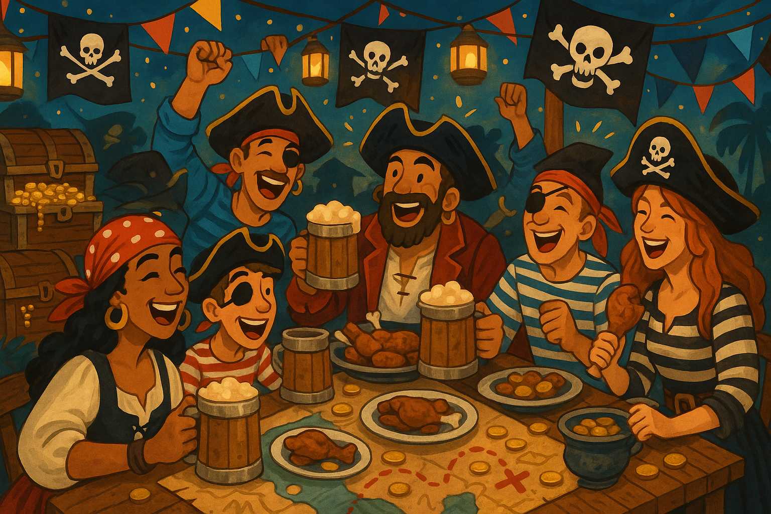 Pirate Pete’s Guide to Swashbucklin’ Social Gatherin’s: Host Parties Like a Buccaneer